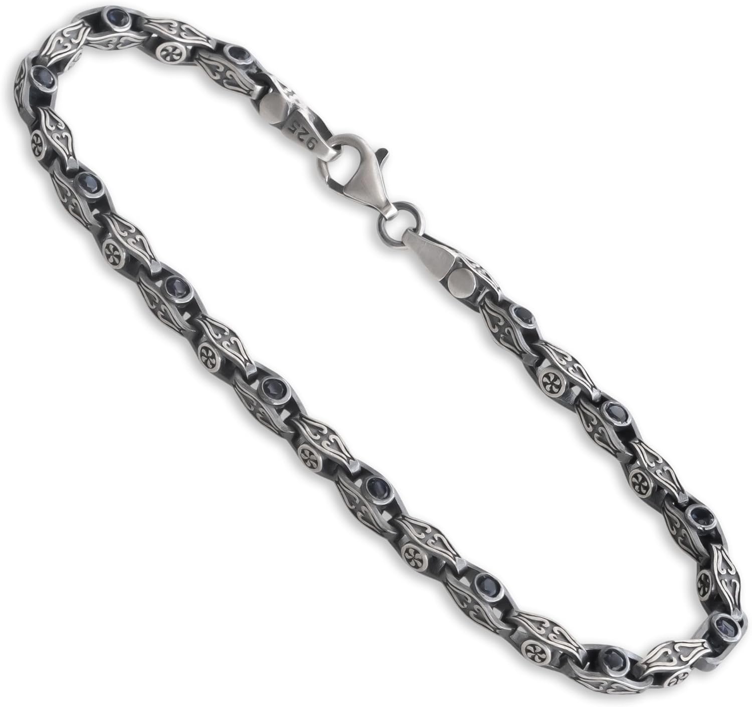 925 Sterling Silver Evil Eye Bracelets for Men - Unique Style