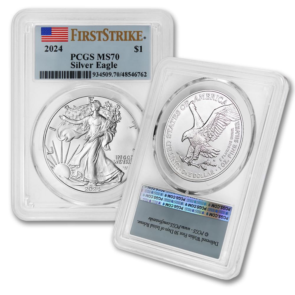 2024 1 oz American Silver Eagle Coin MS-70 First Strike Review