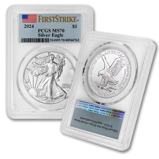 2024 1 oz American Silver Eagle Coin MS-70 First Strike Review