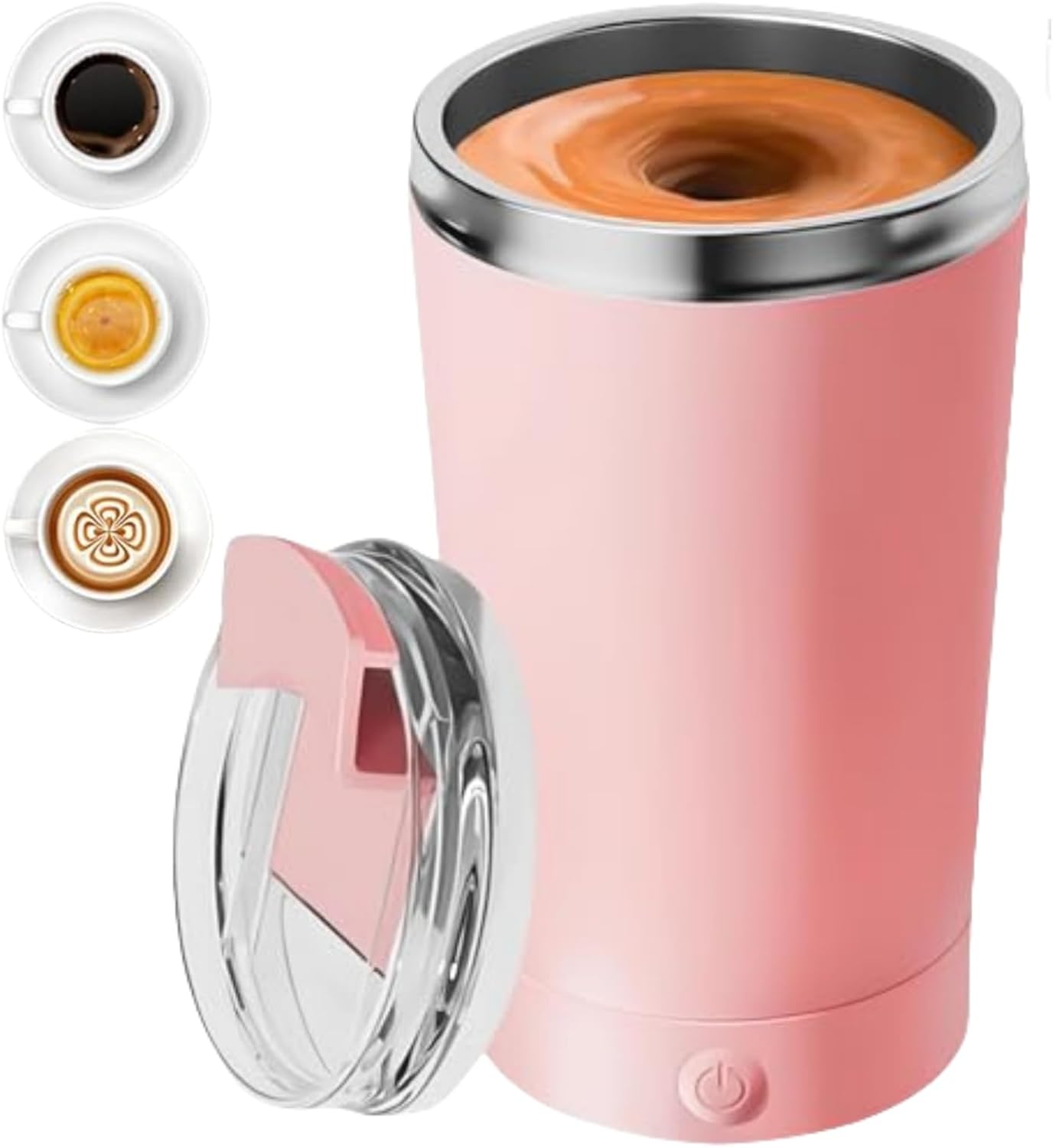 316 Stainless Self-Stirring Coffee Mug - Effortless Mixing