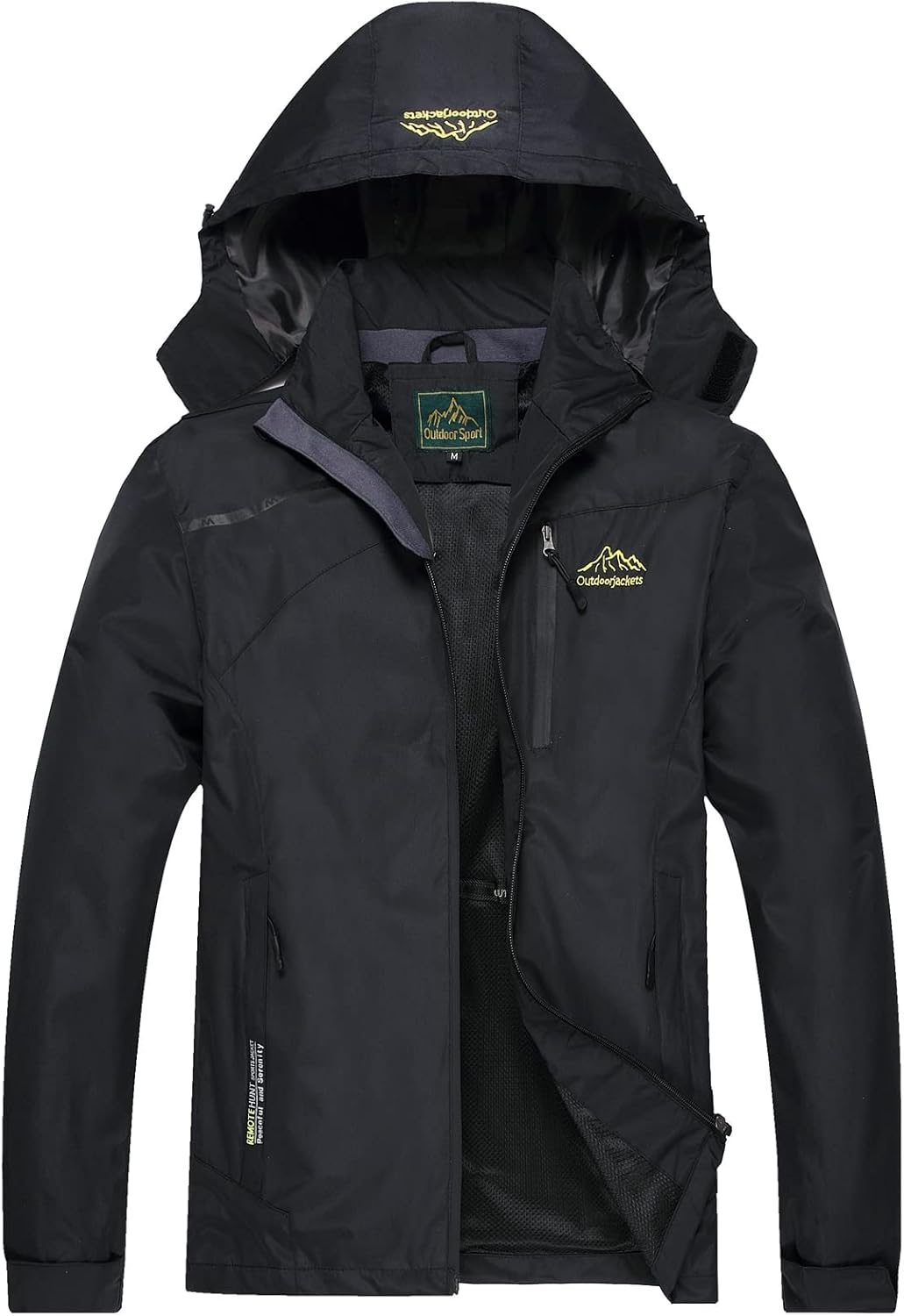 GIISAM Men's Windproof Hooded Jacket | Waterproof & Lightweight