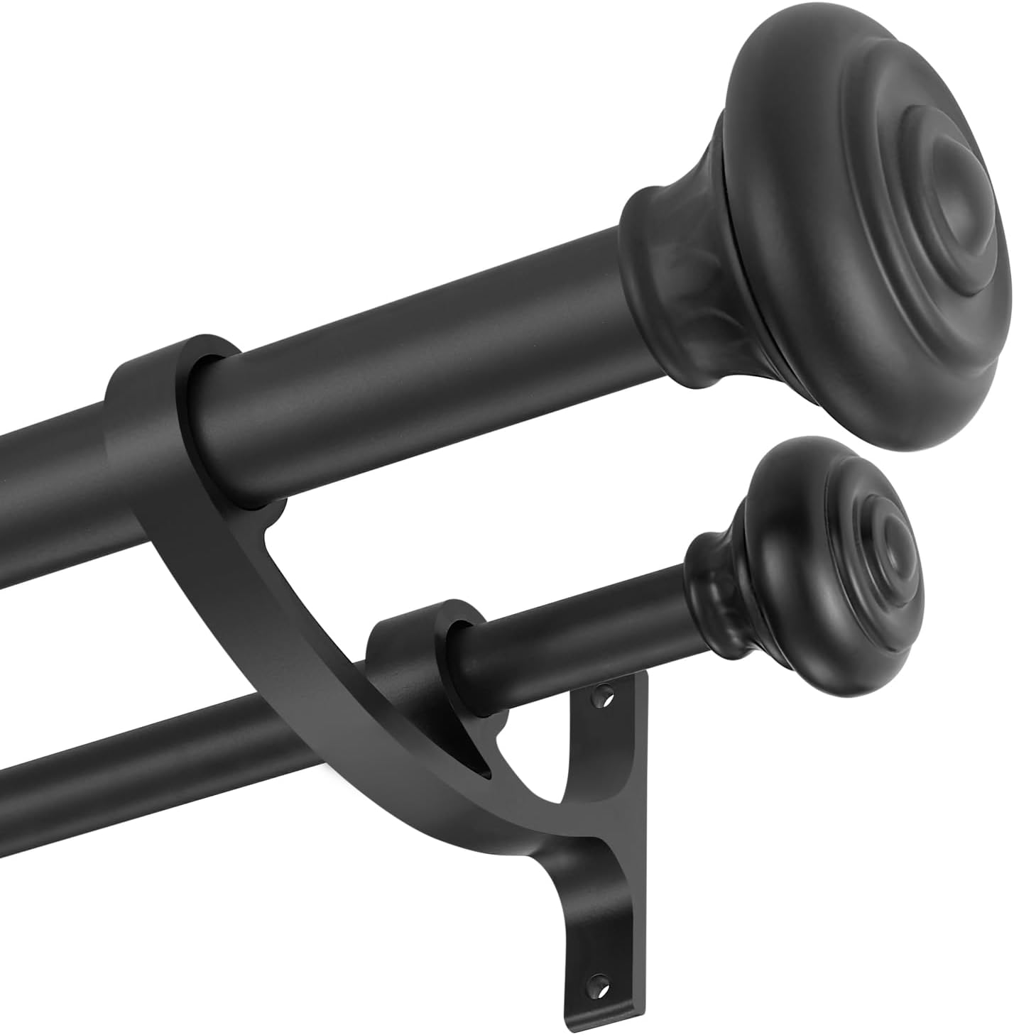 Stylish Double Curtain Rods for Custom Window Treatments