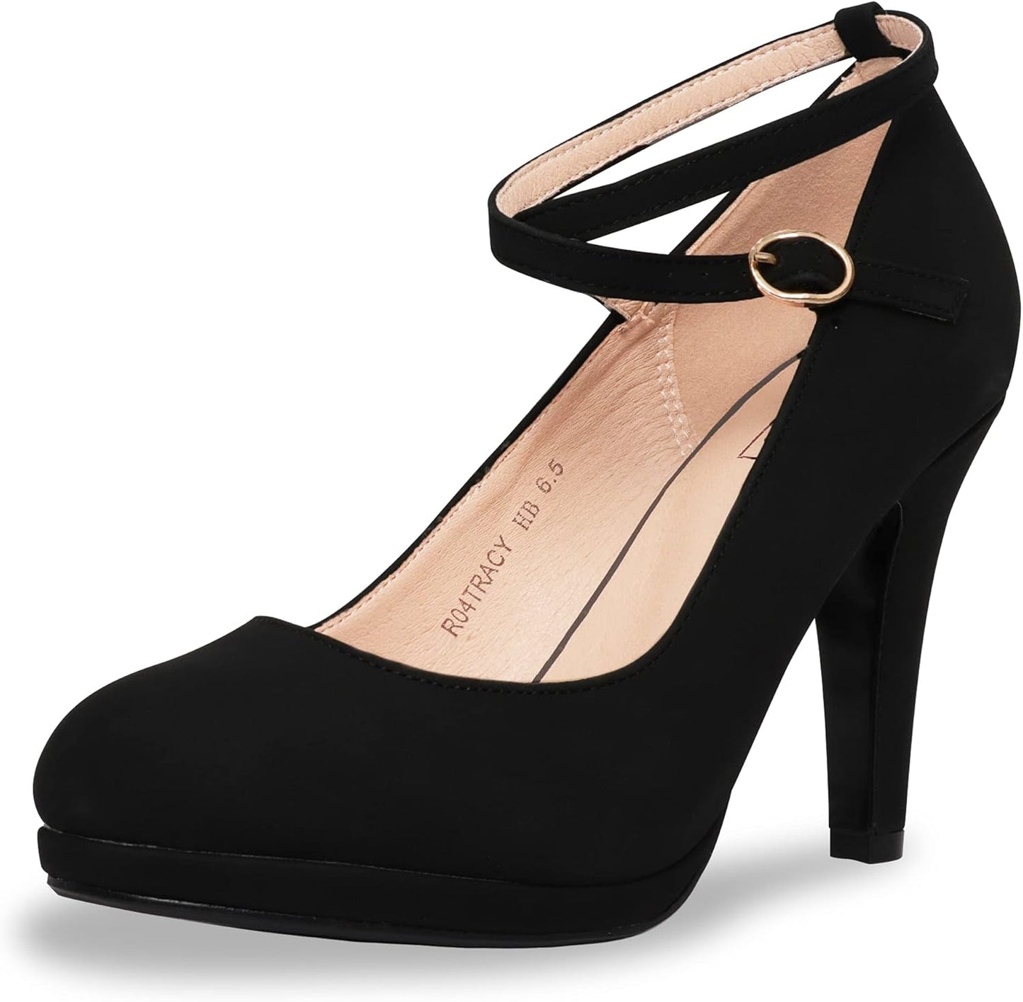 IDIFU Women's Tracy Platform High Heels for Casual Work Events