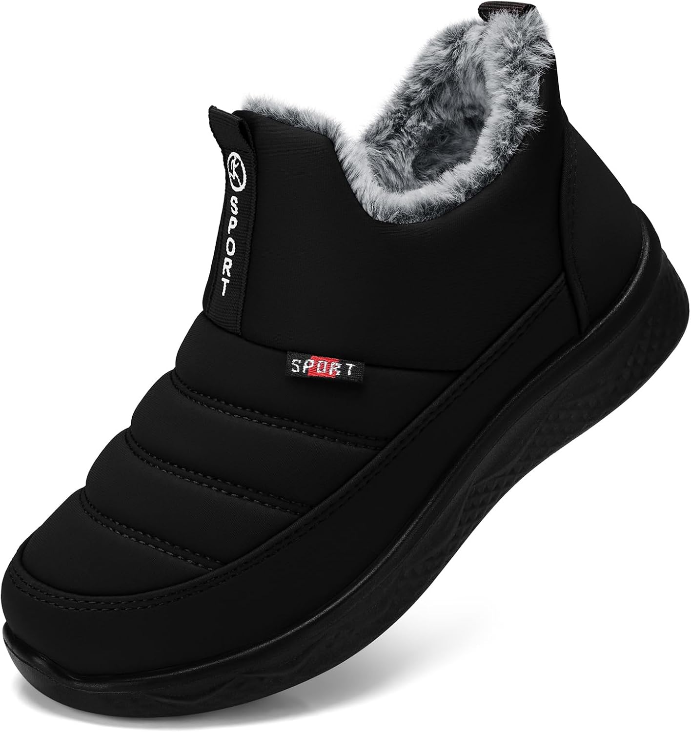 SHIBEVER Womens Winter Snow Boots: Warm Waterproof Ankle Booties
