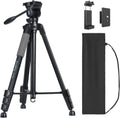 SmallRig CT-07 Aluminum Camera Tripod Stand - Portable 63.4in Travel