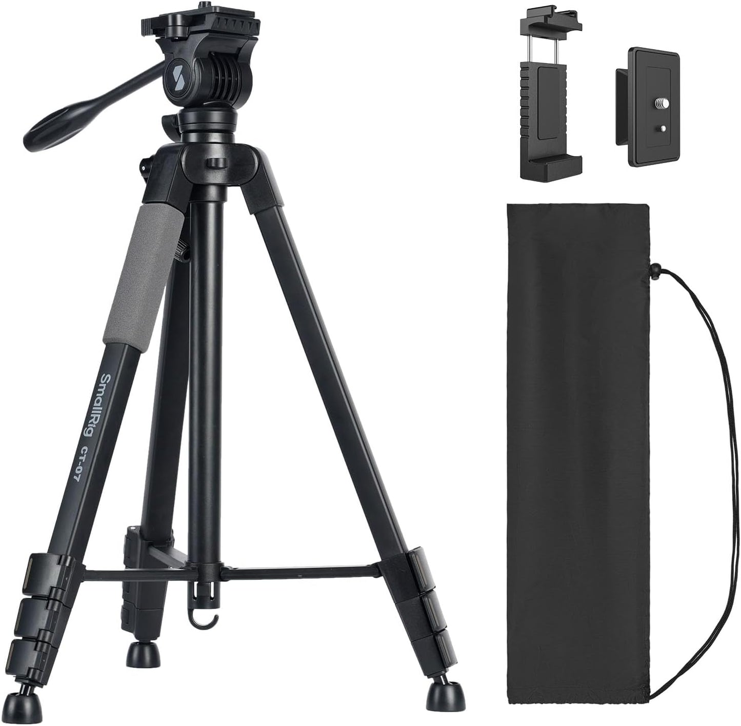 SmallRig CT-07 Aluminum Camera Tripod Stand for iPhone & Cameras