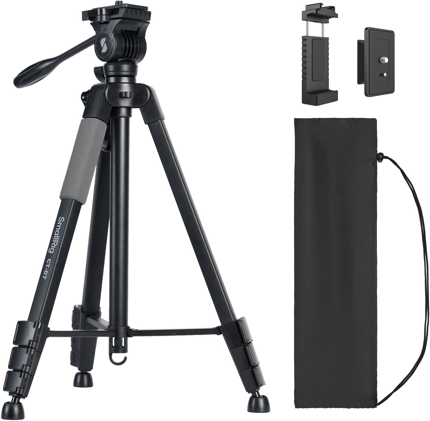 SmallRig CT-07 Aluminum Camera Tripod Stand for iPhone & Cameras