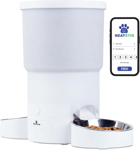 Neatstir: App-Controlled Dual Cat Feeder