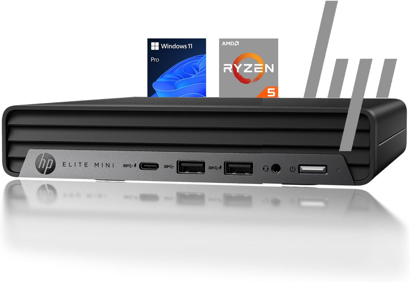 HP 2025 Elite 805 Mini PC Desktop with Ryzen 5 and 64GB RAM