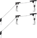 Bike Hanger Overhead Hoist Pulley System - 100lb Capacity