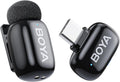 BOYA mini Wireless Microphones for iPhone 15-16/Android/PC - Portable