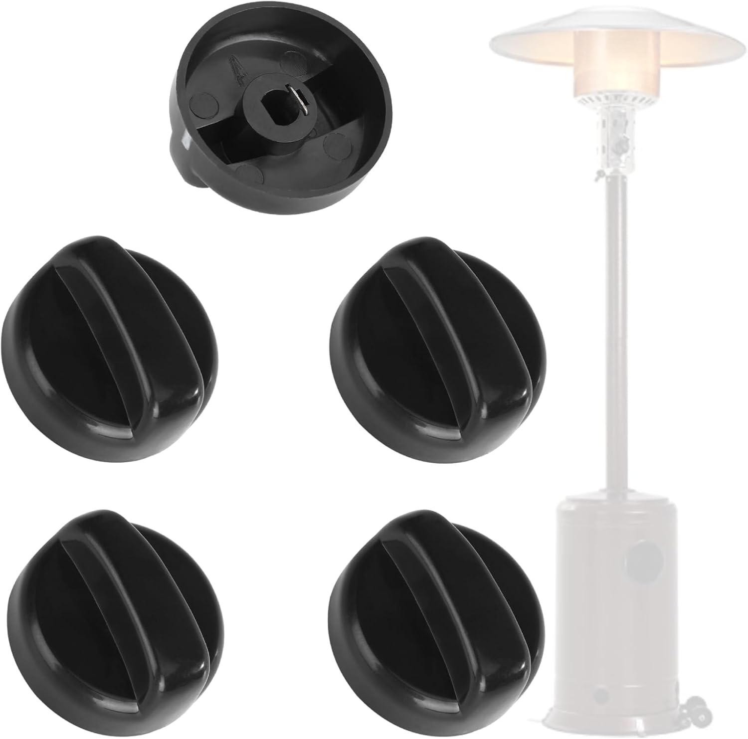 Universal Control Knob 5-Pack for Patio Heaters - Easy Replacement