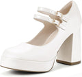 IDIFU IN4 Mary Jane Platform Chunky Heels - Stable Comfort