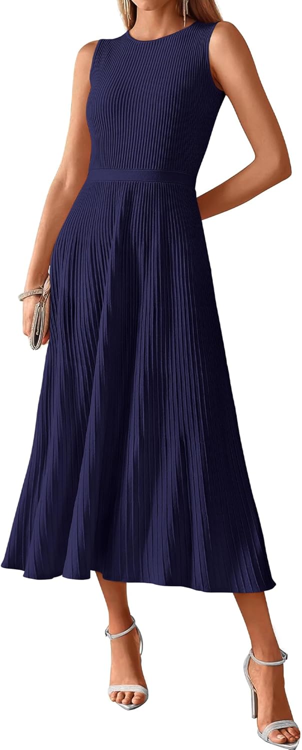 Stylish Midi Bodycon Tank Dress for Women - Perfect for All Occasions