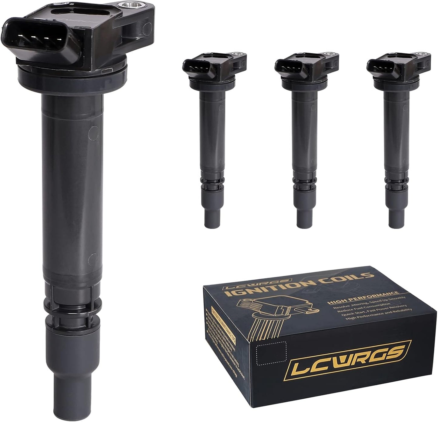 Set of 4 Ignition Coil Packs for Toyota Highlander RAV4 Camry