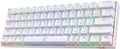 Redragon K630 Dragonborn 60% Wired RGB Keyboard - White Tactile Blue