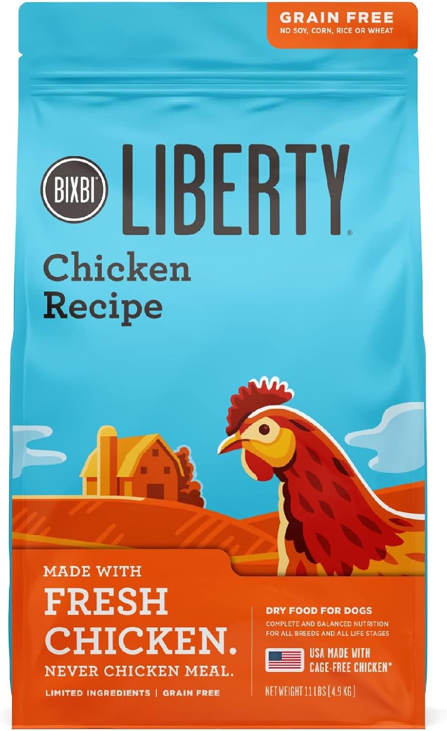 BIXBI Liberty Grain Free Dry Dog Food for Optimal Nutrition