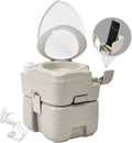 Portable Toilet Camping Porta Potty with Diagonal Enlarged Bowl