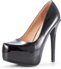 DREAM PAIRS Women Swan-30 High Heel Platform Dress Pump - Elegant