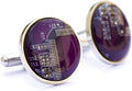 Circuit Board Cufflinks - Unique Recycled Tech Gift for Him