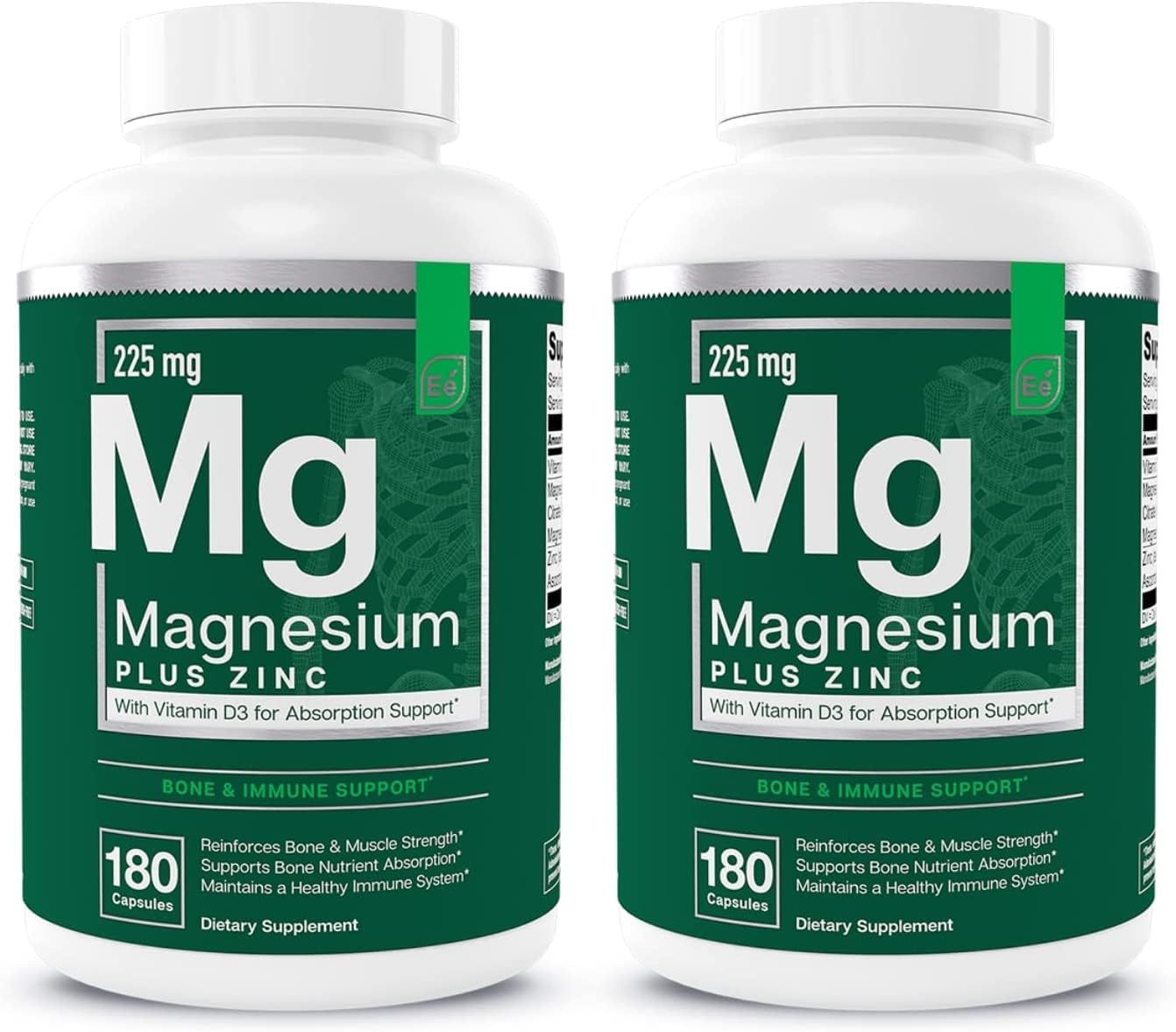 Essential Elements Magnesium & Zinc with Vitamin D3 for Sleep