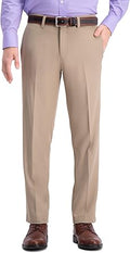 Haggar Cool 18 Pro Straight Fit Flat Front Casual Pant