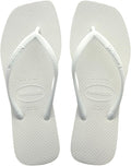 Havaianas Women Slim Square Sandal - Chic White Summer Flip-Flop
