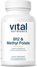 Vitamin B12 & Methyl Folate Supplement - Methylated B12 for Energy