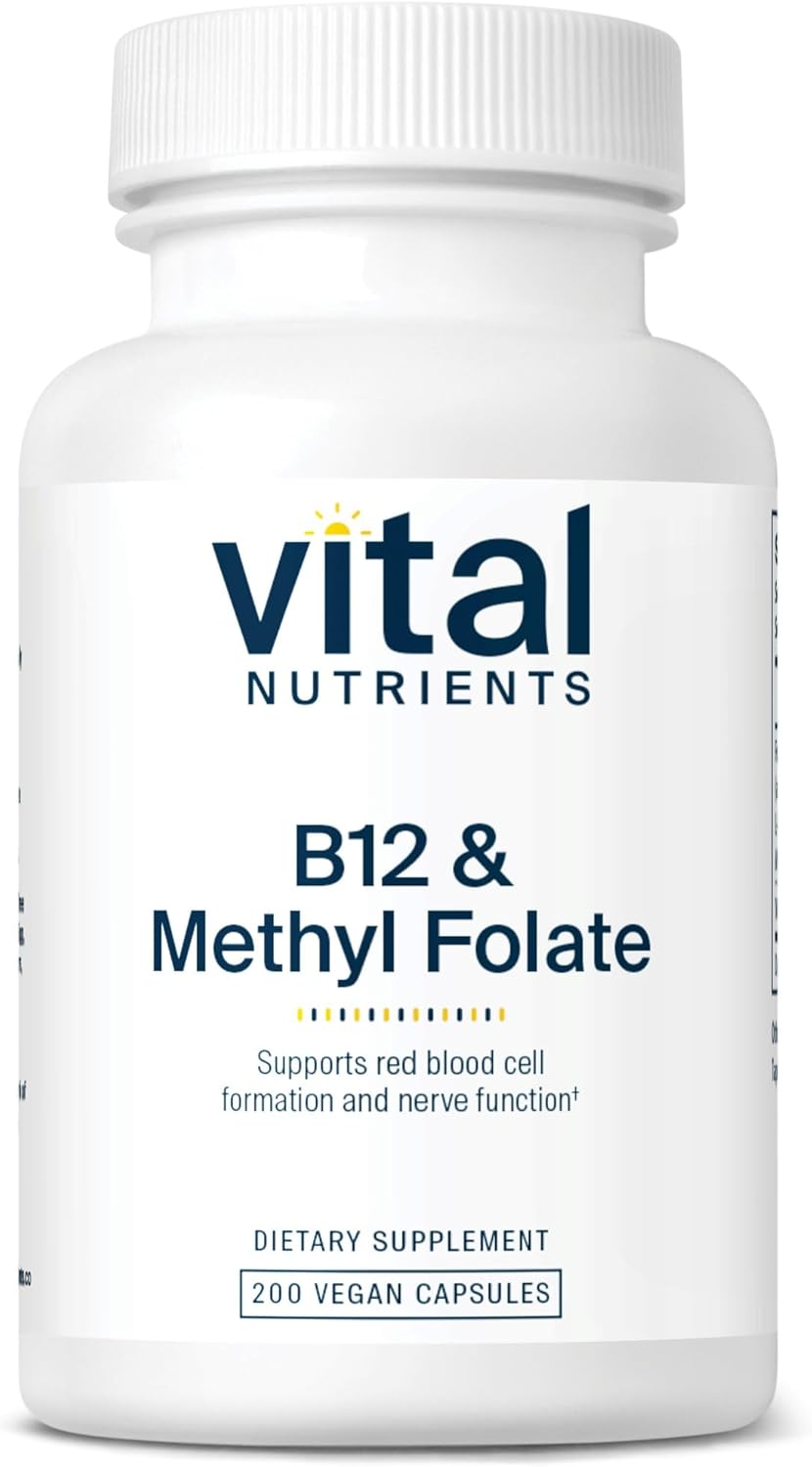 Methyl B12 & Folate Supplement for Nervous System Support