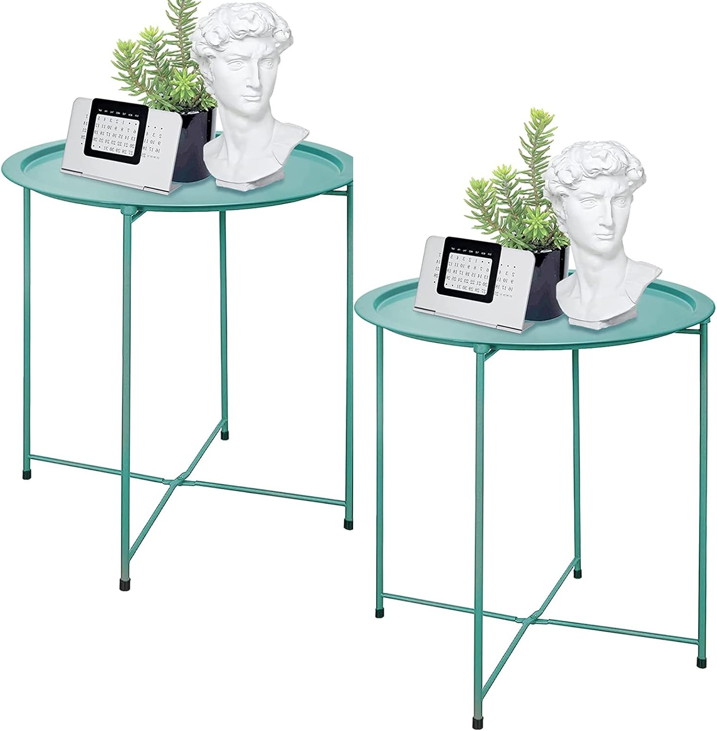 Garden 4 you Folding Side Table Set for Outdoor and Indoor Use