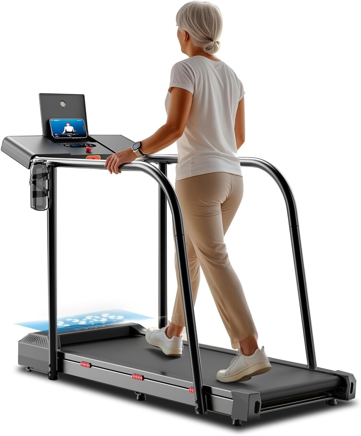 Yesoul Walking Treadmill for Seniors with Safety Features