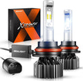 SEALIGHT 9007/HB5 Dual Beam 6000K Light Bulbs - Brighter Night Vision