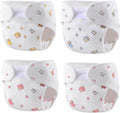 Reborn Baby Dolls Diapers Accessories 4-Piece Pack - Reusable Washable
