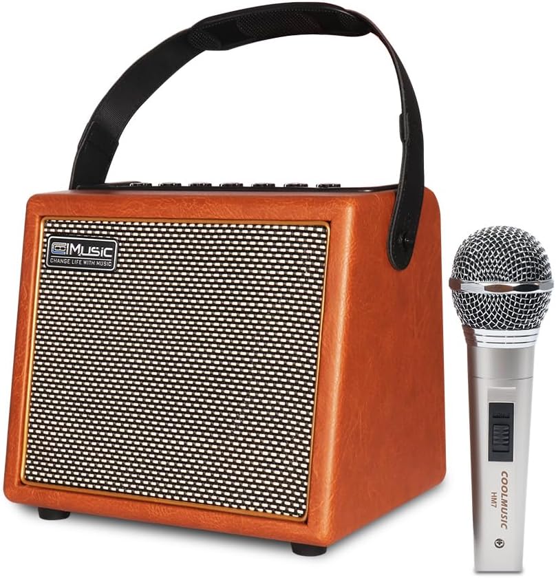 Coolmusic Karaoke Machine Amplifier with Bluetooth and Microphone