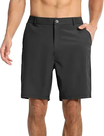 CANGHPGIN Mens Golf Shorts 7 inch Quick Dry Lightweight Casual Wear