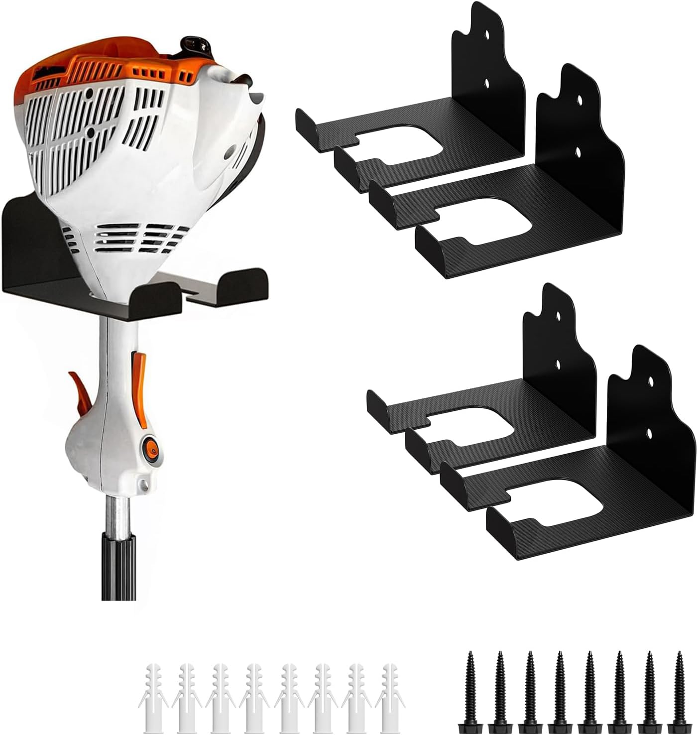 Garage Organizer Trimmer Rack for Efficient Tool Storage