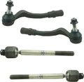 TRQ Front Inner and Outer Tie Rod Set Compatible with Audi - Direct