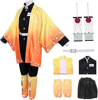 Alaiyaky Kamado Tanjiro Nezuko Cosplay Kids Costume Set