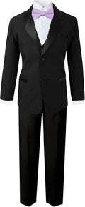 Spring Notion Boys' Classic Fit Tuxedo Set No Tail - Classic Fit