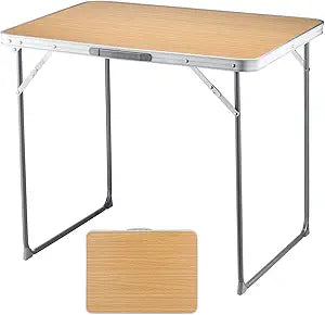 FUNDANGO Camping Foldable Outdoor Steel Lightweight Tables