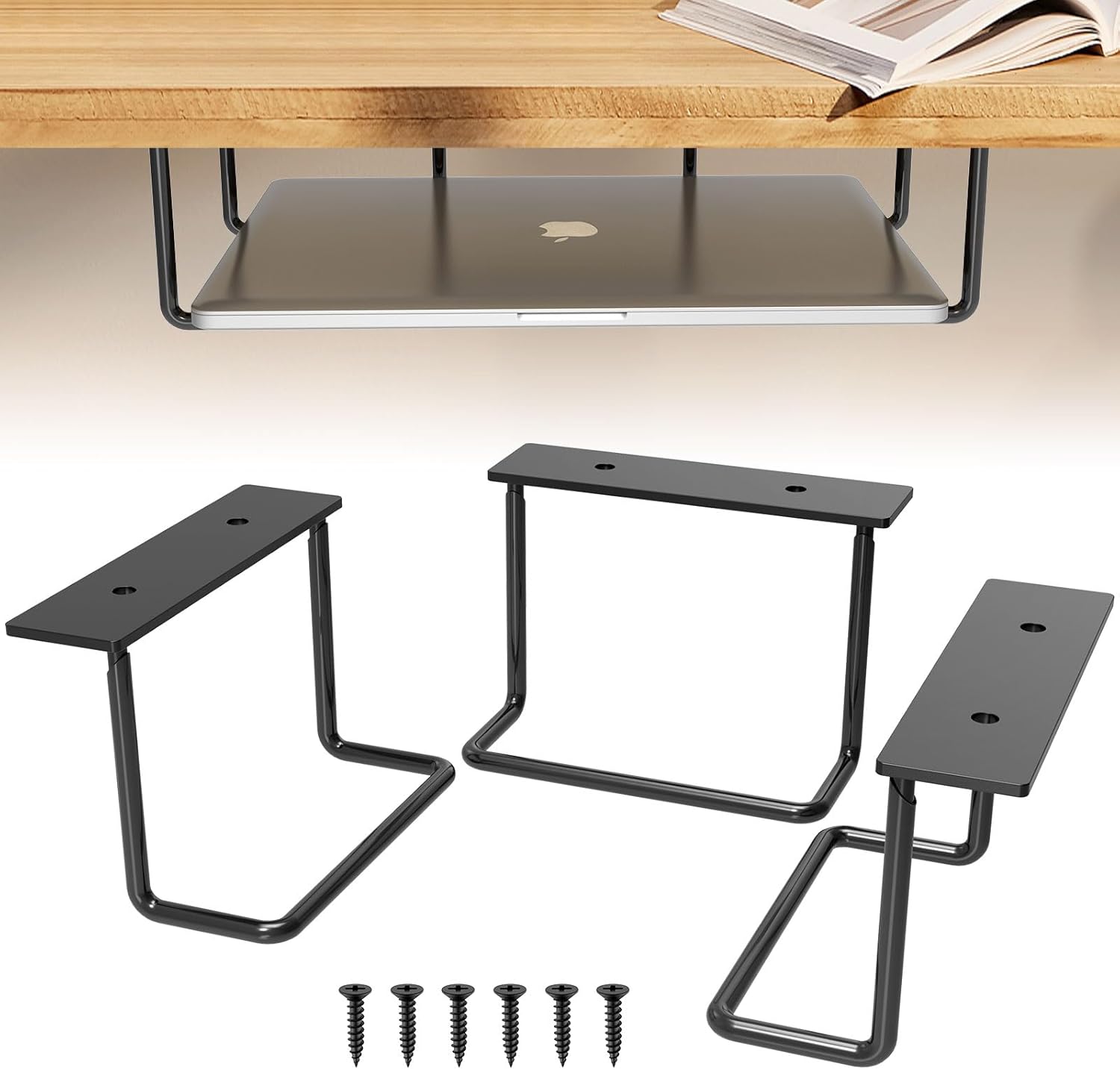 Durable Under Desk Laptop Mount - Maximize Space!