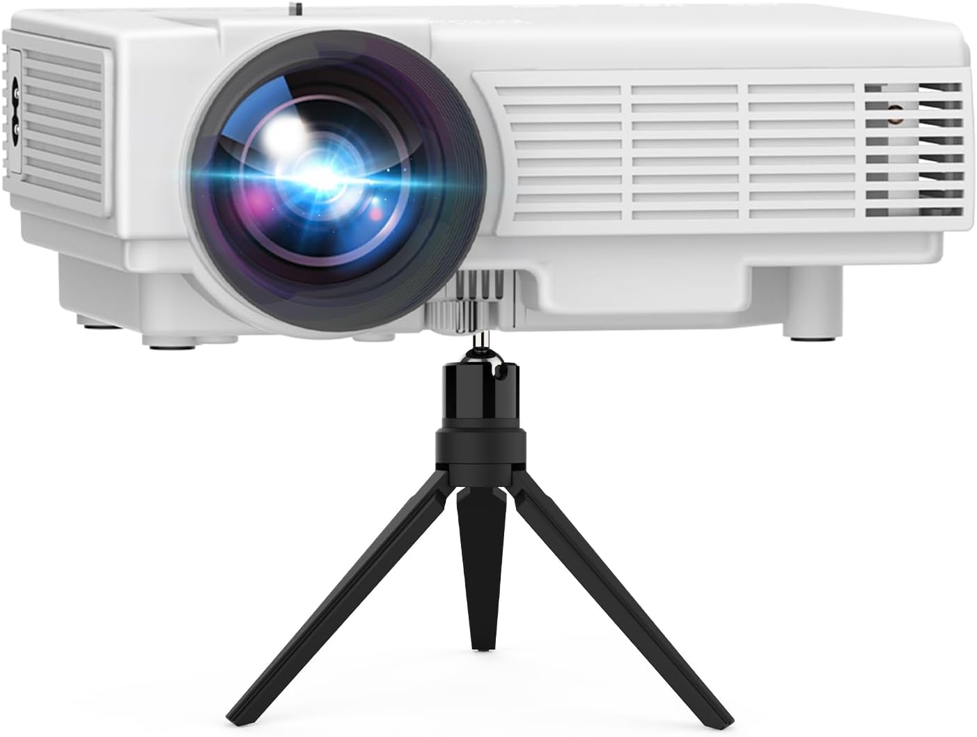PURSHE Mini Projector: Portable Full HD 1080P Movie Experience