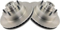 TRQ Front Brake Rotors Set Vented Compatible with 1985-1997 Dodge