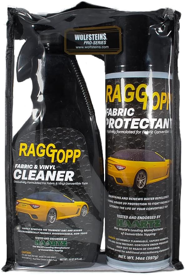 RaggTopp Fabric Convertible Top Cleaner and Protectant Kit Review