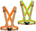 Reflective Vest Running Gear 2Pack - High Visibility Safety Vest