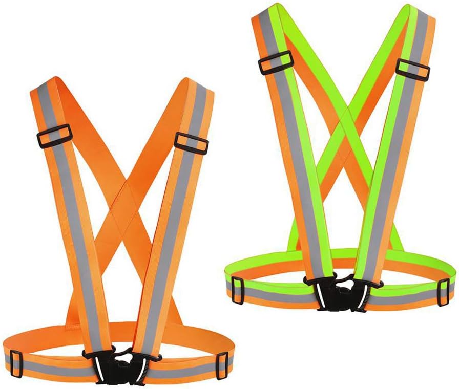 Chiwo 2Pack Reflective Safety Vests - Stay Visible!