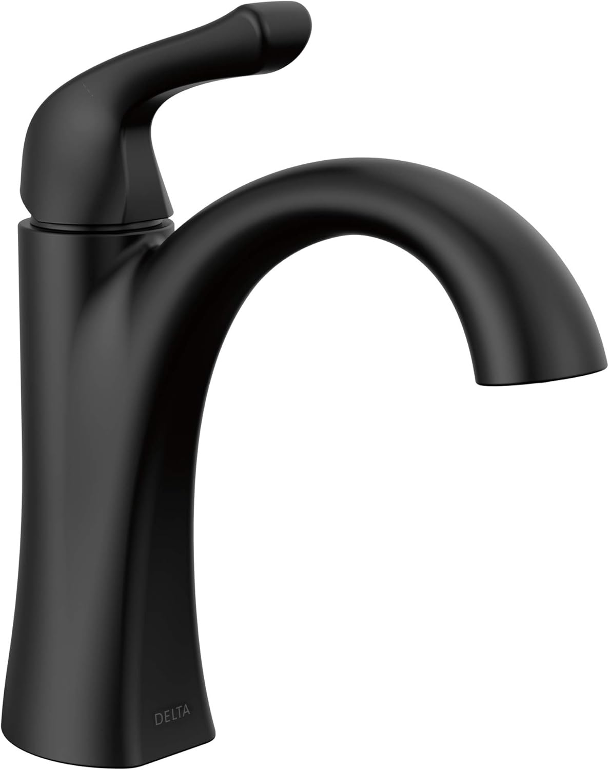 Delta Arvo Matte Black Bathroom Faucet for Stylish Vanities