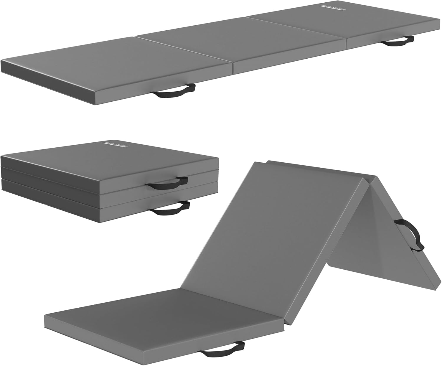 Fitvids Folding Exercise Gymnastics Mat for Home Gym Use