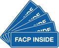 FACP Inside Sign - Small 5 Pack for Fire Alarm Panel Identification