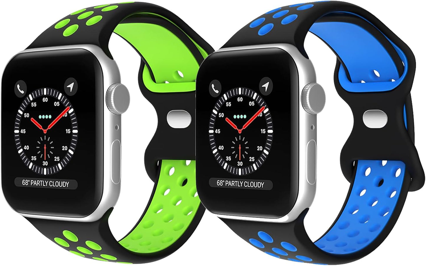 Double the Fun: Kids Sport Bands for Apple Watch - Soft & Breathable! 